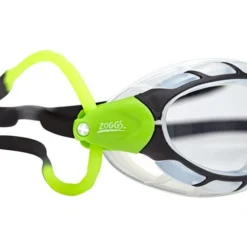 Zoggs Predator Goggles - Clear/Black/Lime -Swimmer Store zoggs predator clear goggles black lime 334863 3