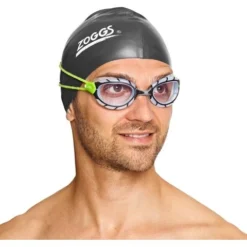 Zoggs Predator Goggles - Clear/Black/Lime -Swimmer Store zoggs predator clear goggles black lime 334863 5