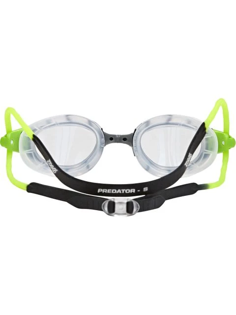 Zoggs Predator Goggles Small Fit - Black/Lime/Clear 3 Zoggs Predator Goggles Small Fit - Black/Lime/Clear - Image 3