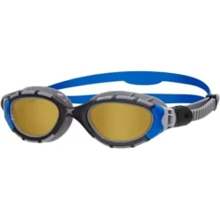 Zoggs Predator Flex Polarized Ultra Goggles - Copper/Black/Blue