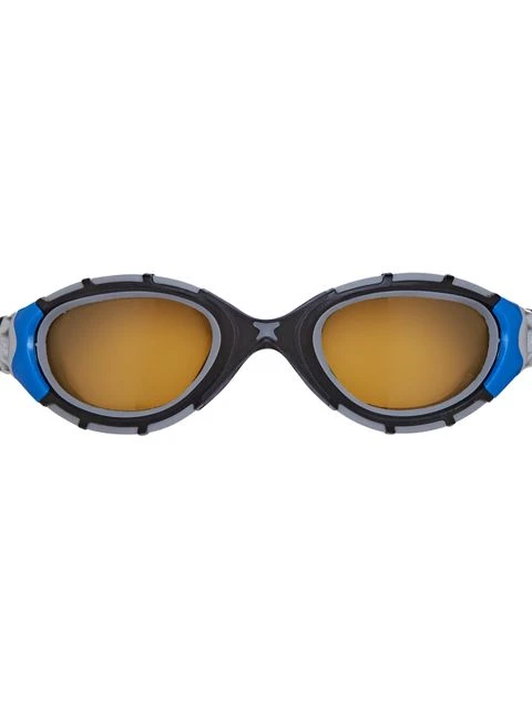 Zoggs Predator Flex Polarized Ultra Goggles Small Fit - Copper/Black/Blue 2 Zoggs Predator Flex Polarized Ultra Goggles Small Fit - Copper/Black/Blue - Image 2
