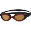 Zoggs Predator Flex Polarized Ultra Goggles Small Fit - Copper/Red/Black