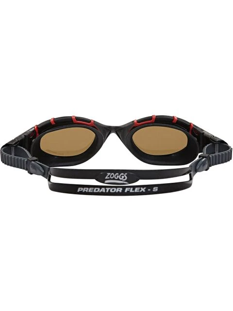 Zoggs Predator Flex Polarized Ultra Goggles Small Fit - Copper/Red/Black 3 Zoggs Predator Flex Polarized Ultra Goggles Small Fit - Copper/Red/Black - Image 3
