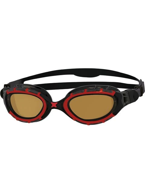 Zoggs Predator Flex Polarized Ultra Goggles Small Fit - Copper/Red/Black 1 Zoggs Predator Flex Polarized Ultra Goggles Small Fit - Copper/Red/Black