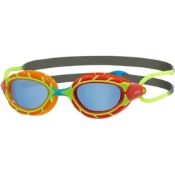 Zoggs Predator Junior Goggles - Blue Tint/Multi/Grey