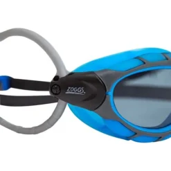 Zoggs Predator Goggles Small Fit - Smoke/Blue/Black -Swimmer Store zoggs predator smoked goggles small fit blue black 335862 3