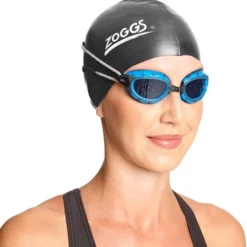 Zoggs Predator Goggles Small Fit - Smoke/Blue/Black -Swimmer Store zoggs predator smoked goggles small fit blue black 335862 5