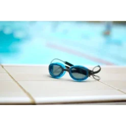 Zoggs Predator Goggles Small Fit - Smoke/Blue/Black -Swimmer Store zoggs predator smoked goggles small fit blue black 335862 7