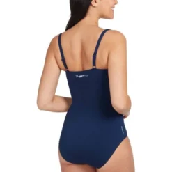 Zoggs Ruched Front One Piece - Martinique -Swimmer Store zoggs ruched front one piece martinique 462355 mtnq 3