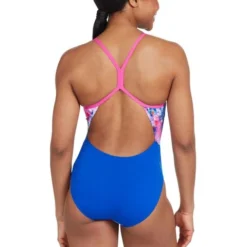 Zoggs Sprintback One Piece - Grafitti Rose 13 Zoggs Sprintback One Piece - Grafitti Rose -Swimmer Store zoggs sprintback one piece grafitti rose 462313 grro 2