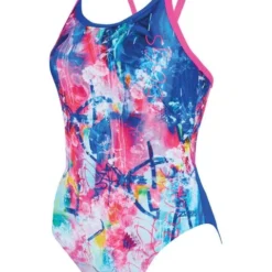 Zoggs Sprintback One Piece - Grafitti Rose