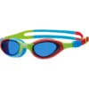 Zoggs Super Seal Junior Goggles - Blue Tint/Red/Blue/Green